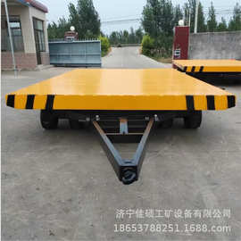 矿用平板车厂家 矿用平板拖挂车 平板运输车图片