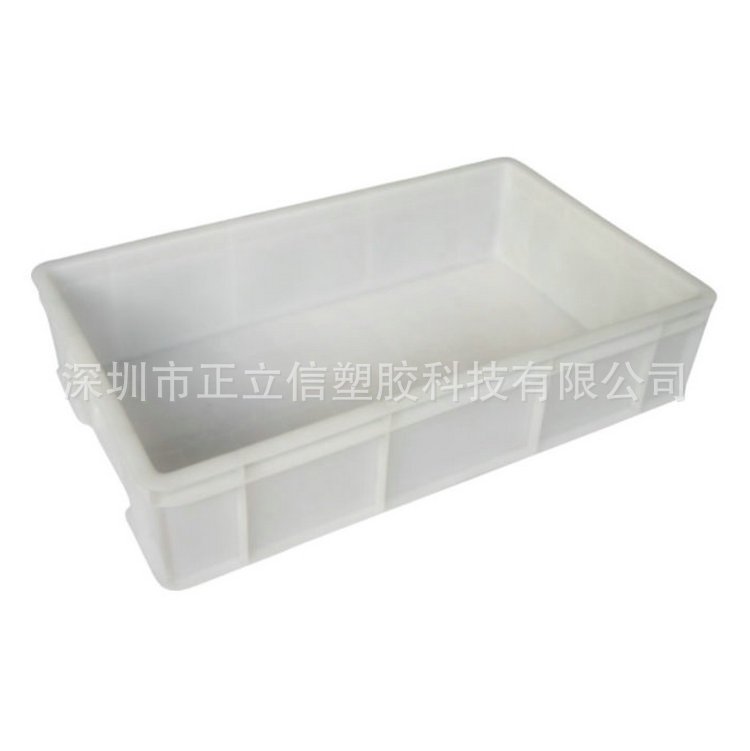 五金电子厂零配件车间部品物料箱物料 塑料箱子有盖胶箱