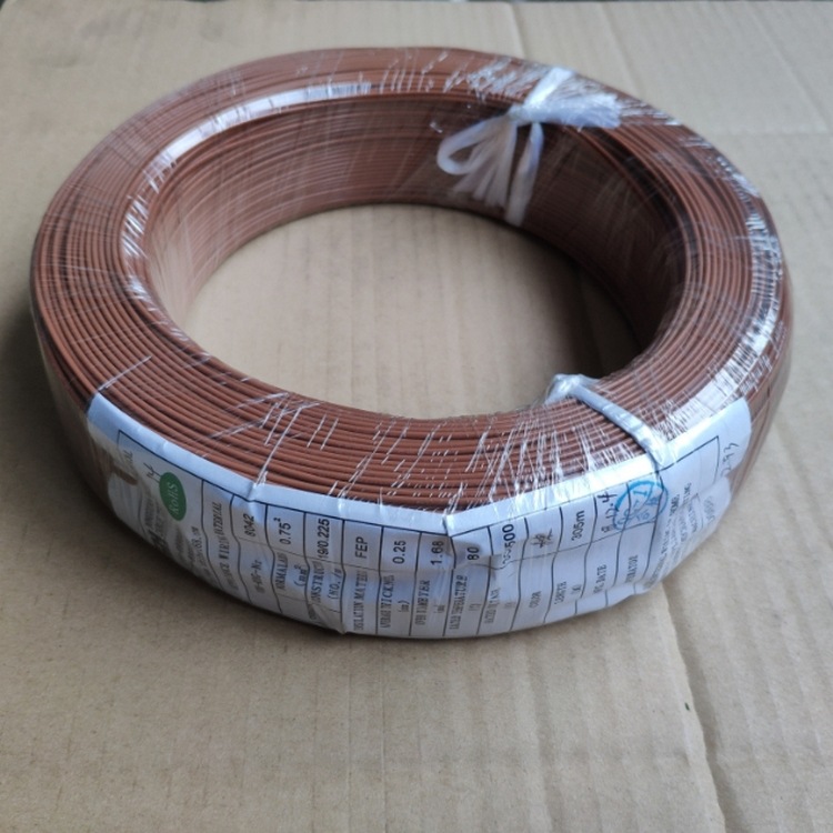 德国VDE认证8042（N)6YAF 180°C 0.2mm2单绝缘铁氟龙FEP电线电缆