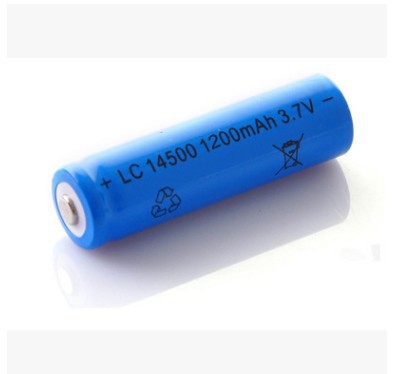 14500锂电池3.7v 1300mAh高容量5号充电电池电动电池照明