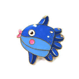 跨境 日系萌宠可爱猫咪 海底世界小鱼章鱼海豚胸针 衣饰配饰