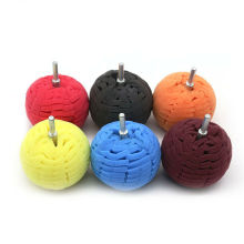 跨境专供轮毂抛光轮打蜡抛光海绵盘钢圈细节抛光盘抛光海绵球圆形