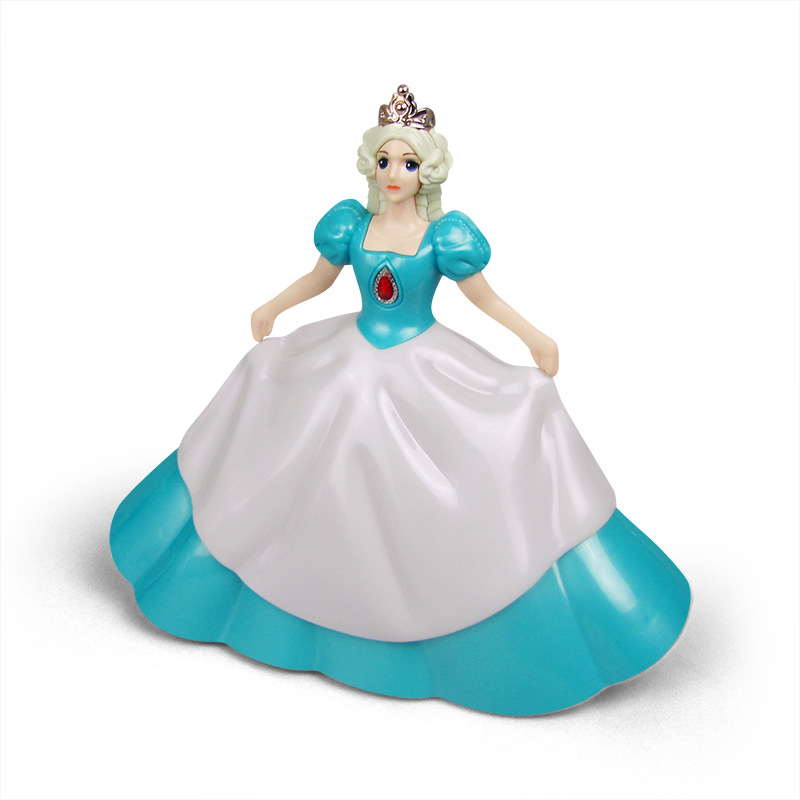 Los nuevos niños educativos princesa eléctrica juguete móvil elevación 360 grados de rotación que cambia color música ligera Venta caliente