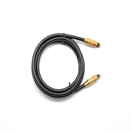 OD6.0 gold-plated audio fiber optic cable, TOSLINK audio cable, digital square connector
