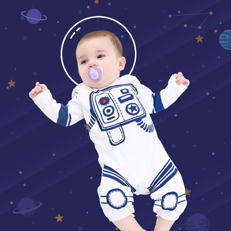 Baby infant Cartoon space astronaut suit for boys and girls birthday photos shooting space clothing