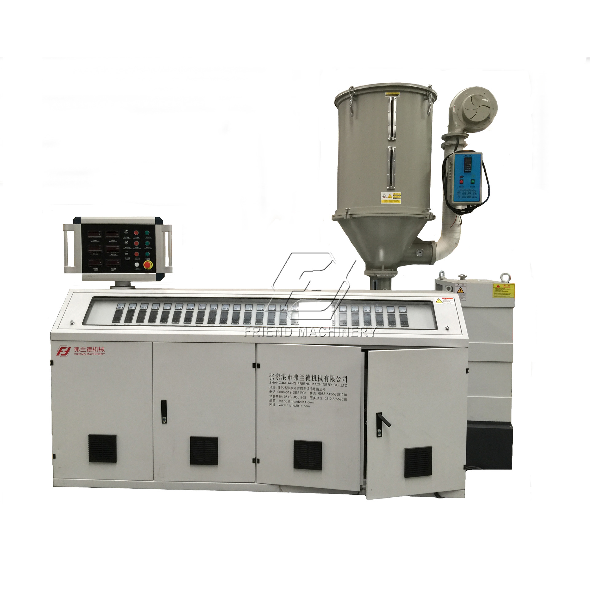 SJ-75单螺杆挤出机 PE/PP管材挤出机 片材挤出设备