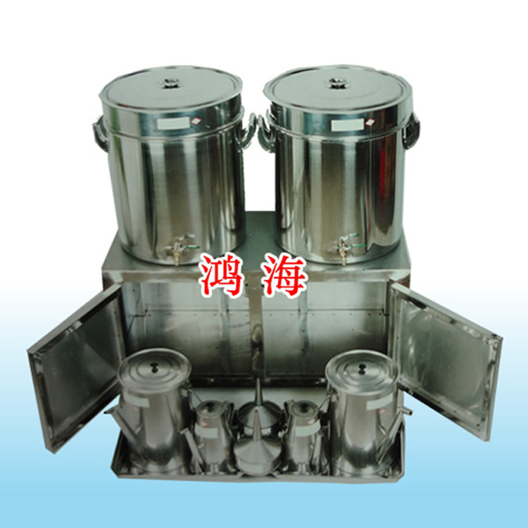 鸿海牌润滑油三级过滤器A-1型 厂家直销不锈钢过滤油桶油壶漏斗