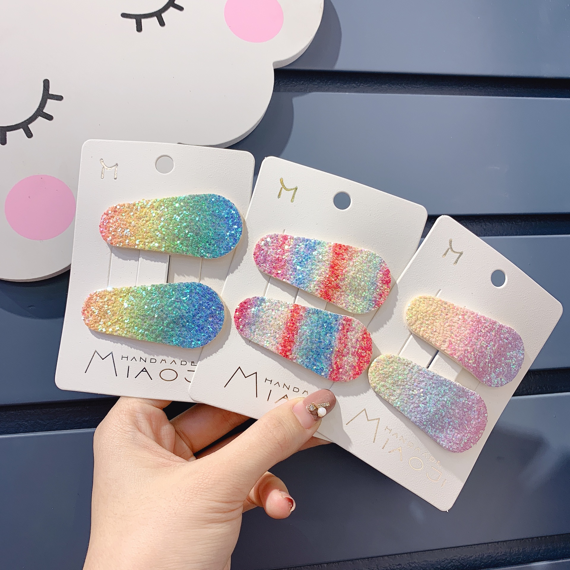 Rainbow hairgrip