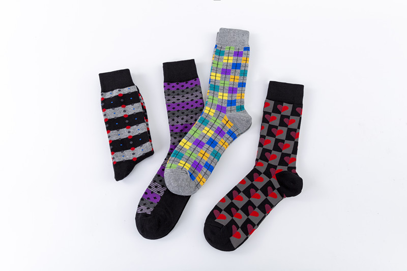 Herren Socken Mit Geometrischem Muster Für Den Modischen Mann_voghion.com