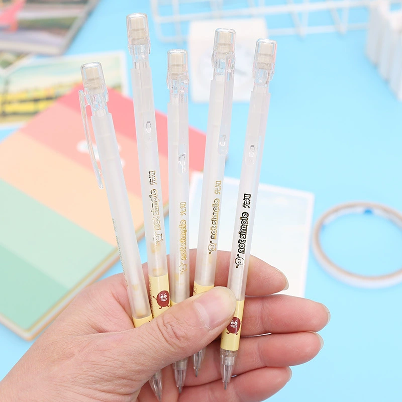 0,5 мм автоматический карандаш канцелярские принадлежности инструмент для письма карандаш простой сплошной цвет автоматическая ручка ученики начальной школы