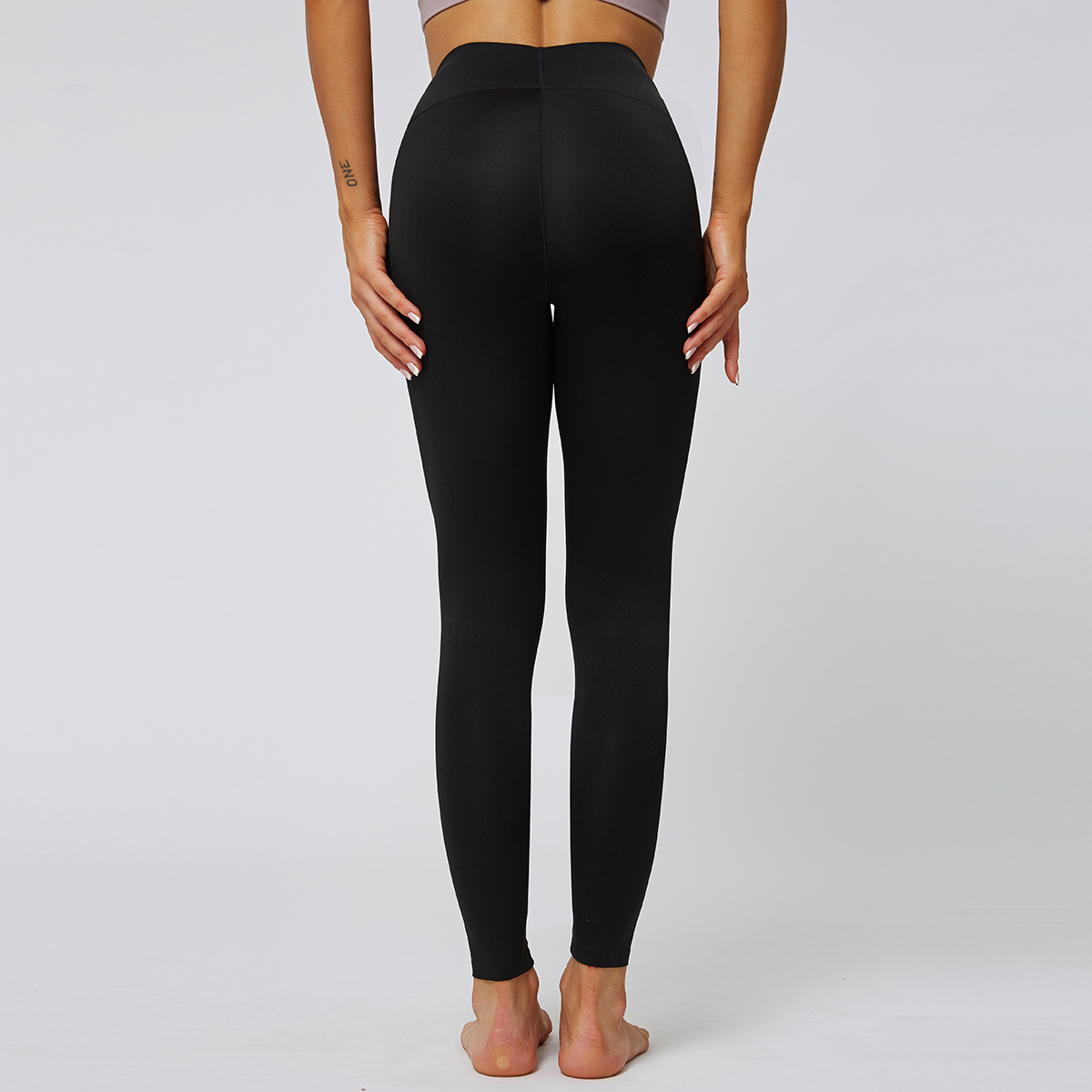 high-waisted abdomen elastic quick-drying yoga pants NSLX22018