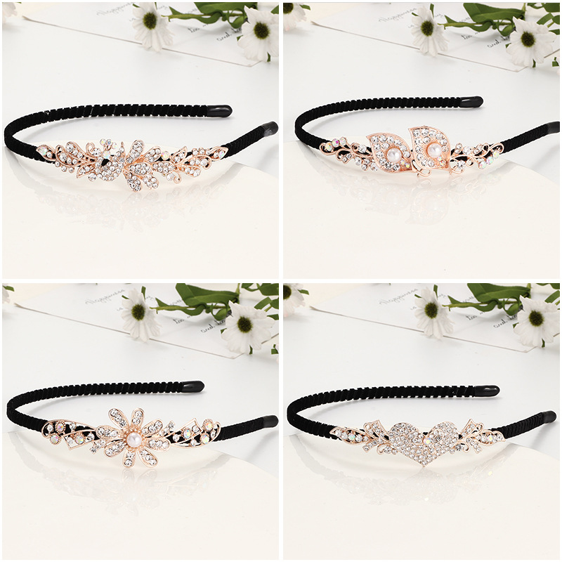 Fashion Headwear Crown Rhinestone Headband Full Diamond Headband display picture 14