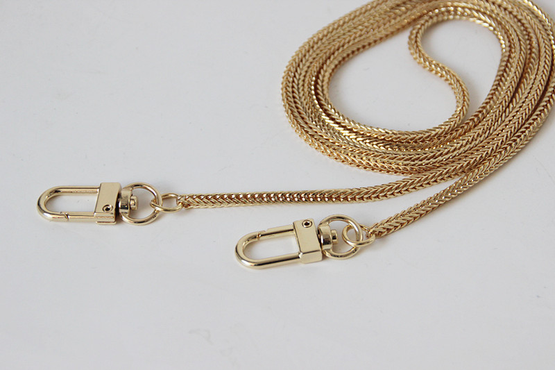 Daily Occasion All Seasons Metal Solid Color Single Shoulder Strap Bag Chain