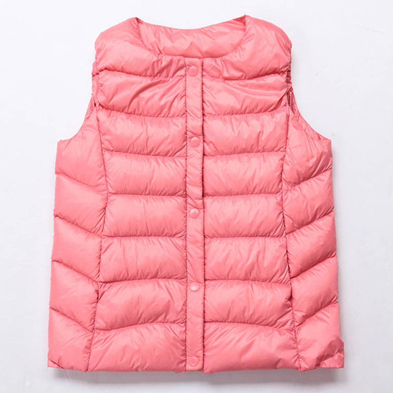 2019儿童轻薄款羽绒服内胆小童短款圆领可外穿男童女童豹纹羽绒服|ms