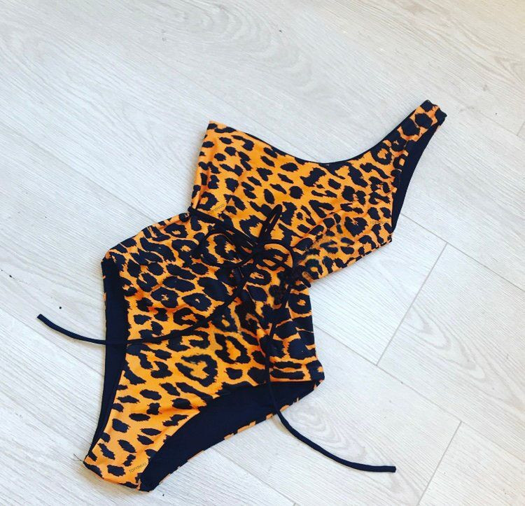 AliExpress new 2019 one-piece bikini one...