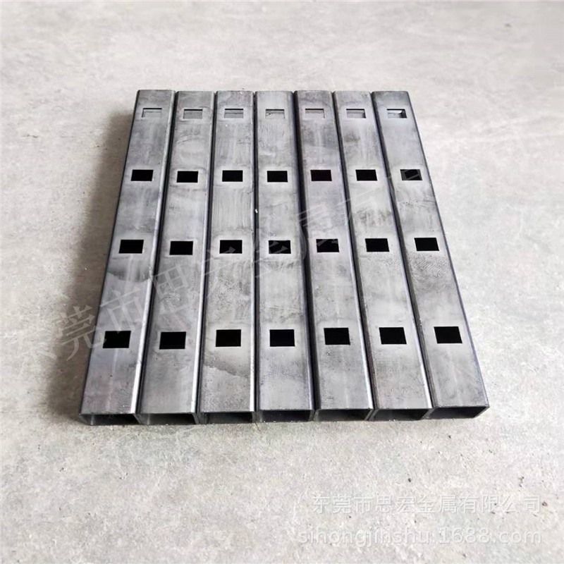 304工业不锈钢方管 316l/201不锈钢方矩管可打孔激光切割光伏支架