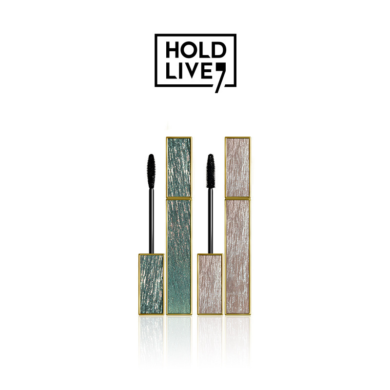 HOLDLIVE 4D纤长睫毛膏浓密卷翘大眼防水防汗持久不晕染彩妆代发