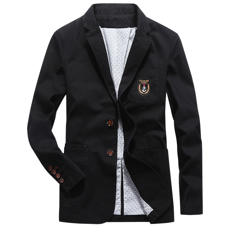 2019 primavera y otoño nuevo traje casual transfronterizo Juventud de los hombres más tamaño traje chaqueta pequeña de los hombres al por mayor 3188