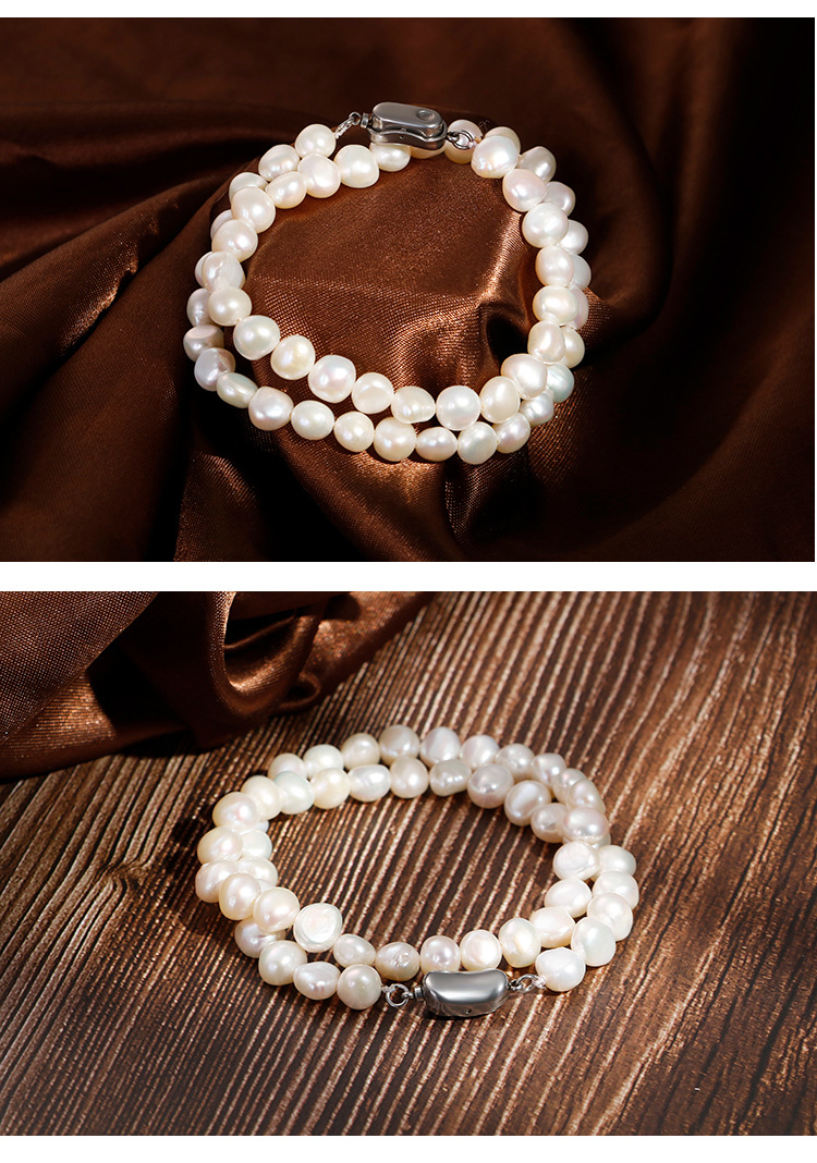 Simple White Pearl Short Necklace Wholesale Jewelry Nihaojewelry display picture 2