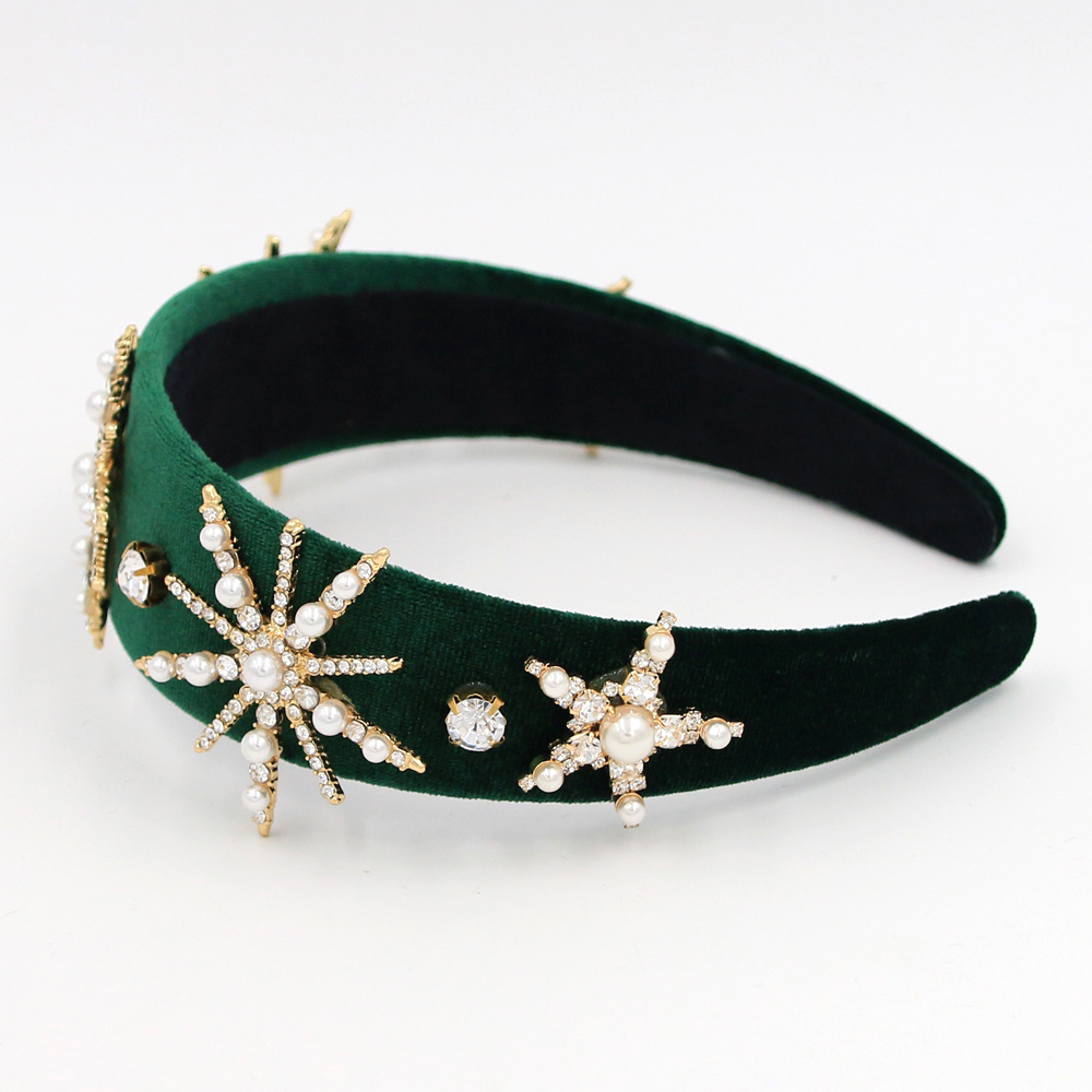 Hot Selling Fashion Sunflower Crystal Sunflower Headband Wholesale display picture 9