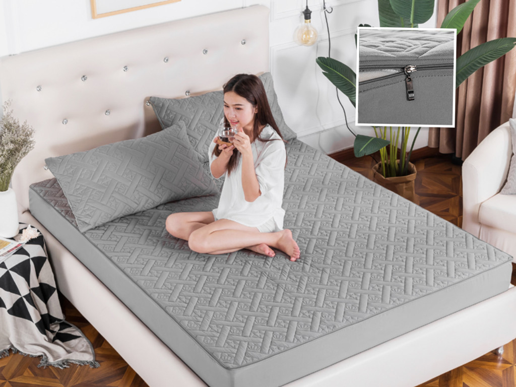 厂家定制夹棉六面床笠单件保护套加厚床笠床垫套床罩支持一件代发|ms