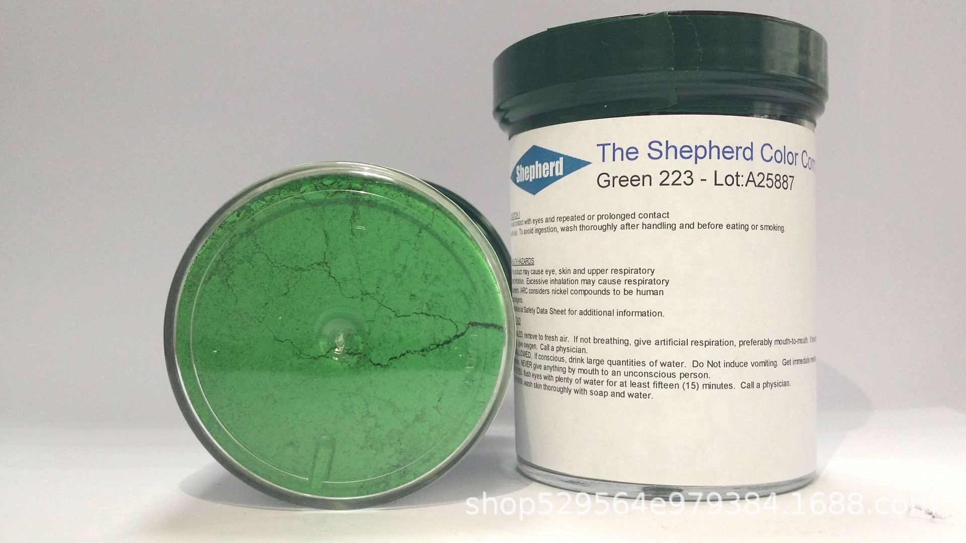 美国薛特Shepherd钴绿耐高温耐候无机颜料色粉食品接触Green223