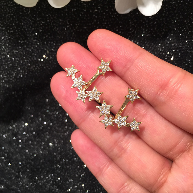 Starry Fashion S925 Aretes De Plata display picture 10