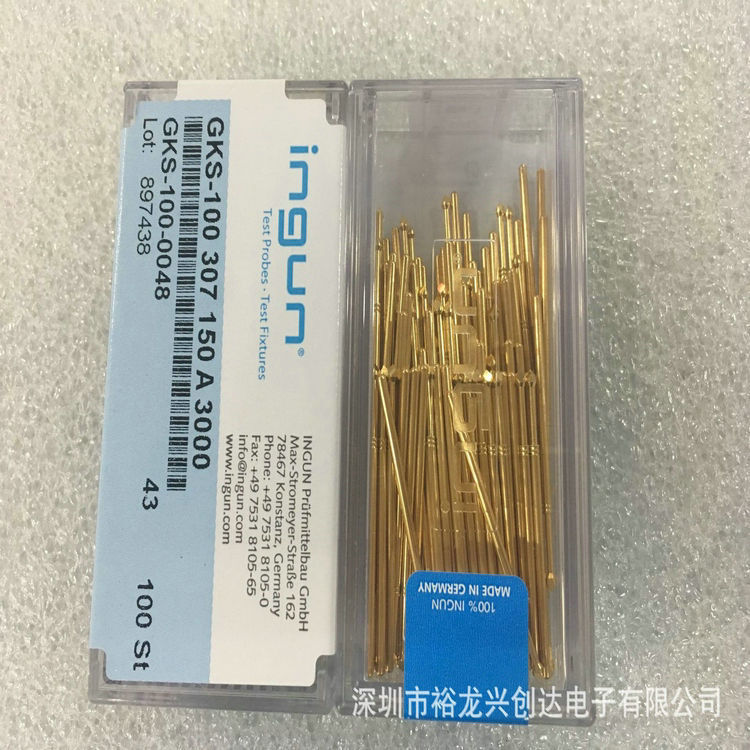 原装正品德国INGUN探针GKS-100 307 150 A3000 钻石头测试针