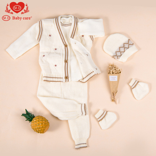 Set of Five Adorable Baby Sweater Outfits