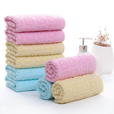 originality Plain colour Square towel pure cotton soft Wash one's face Washcloth company welfare towel Formulate logo wholesale