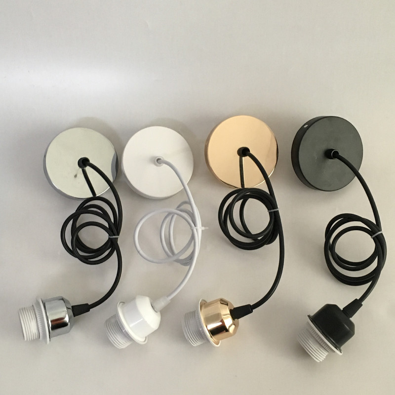 E27 Full Tooth Lamp Holder Chandelier Cord Creative DIY Lighting Accessories Hotel B&B Entrance Lampshade Led Lamps Wholesale