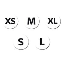 ҶƷSIZE벻ɽֽXS-LǩɶƳsize label