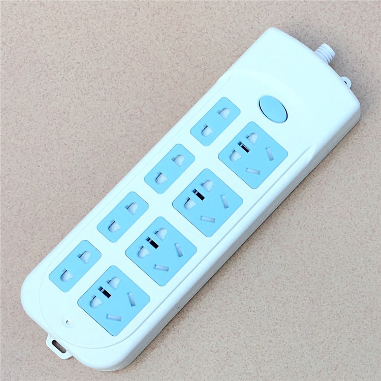 带安全门新国标开关28孔无线插座批发 家用接线板 电脑插板批发