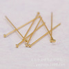 DIY jewelry accessories material pure copper 簪 d hair fork head jewelry ears ring curved curved T -needle (1) A907