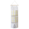 Scandinavian storage system, hanging organiser, storage bag, cotton and linen