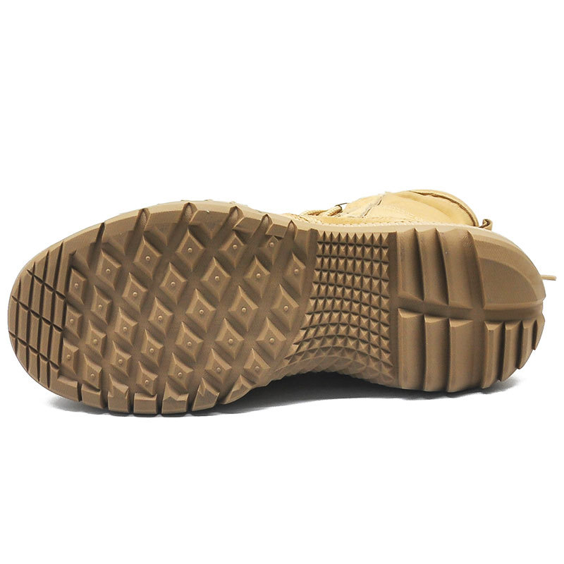 Training combat boots Desert boots Desert boots sand-colored combat boots_voghion.com