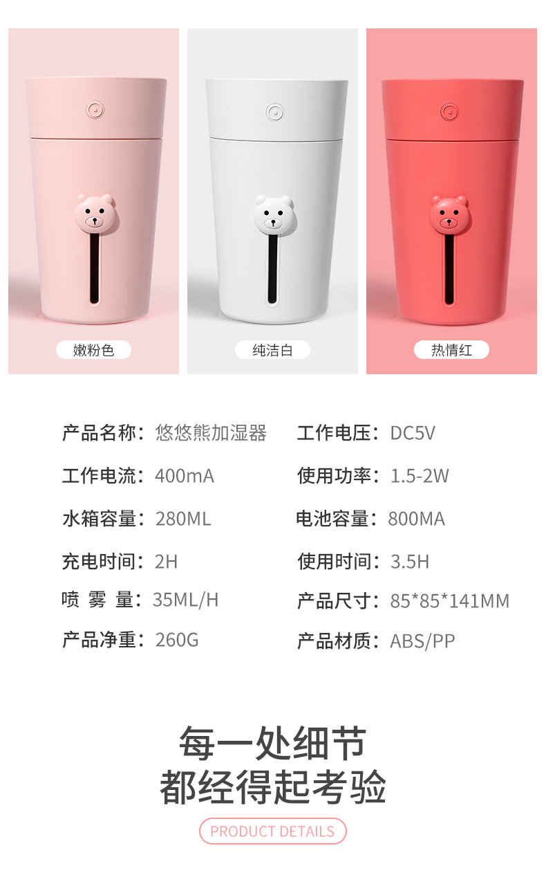 S1悠悠熊加湿器22