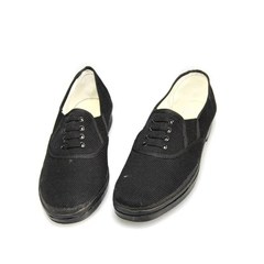 87 Canvas Low-Top Safety Shoes for Men | Hotel Work Shoes | Chef's Shoes | Black Fabric Shoes | Wear-Resistant, Non-Slip Footwear