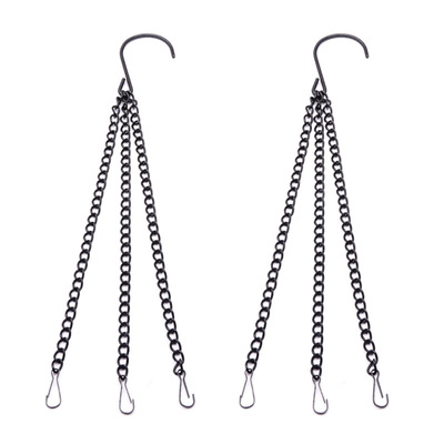 厂家直销花盆吊链金属8字单钩链diy盆景吊链园艺装饰铁挂链可定制|ms