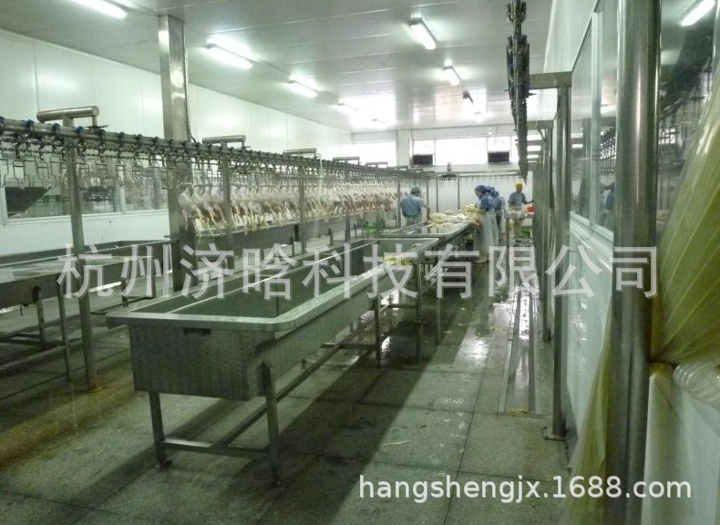 鸡屠宰生产线,立式脱毛机,鸭子净膛机,吸肺机,螺旋预冷机