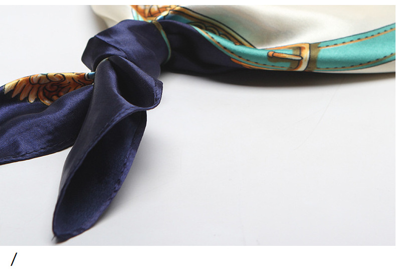 Women's Elegant Fashion Printing Printing Silk Scarves display picture 1