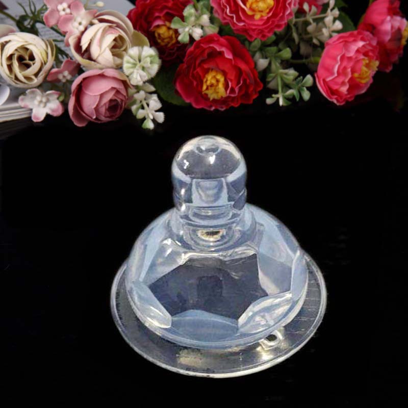 Wide caliber Diamonds Real sense nipple baby nipple baby Feeding bottle Anti-inflation nipple Newborn silica gel nipple