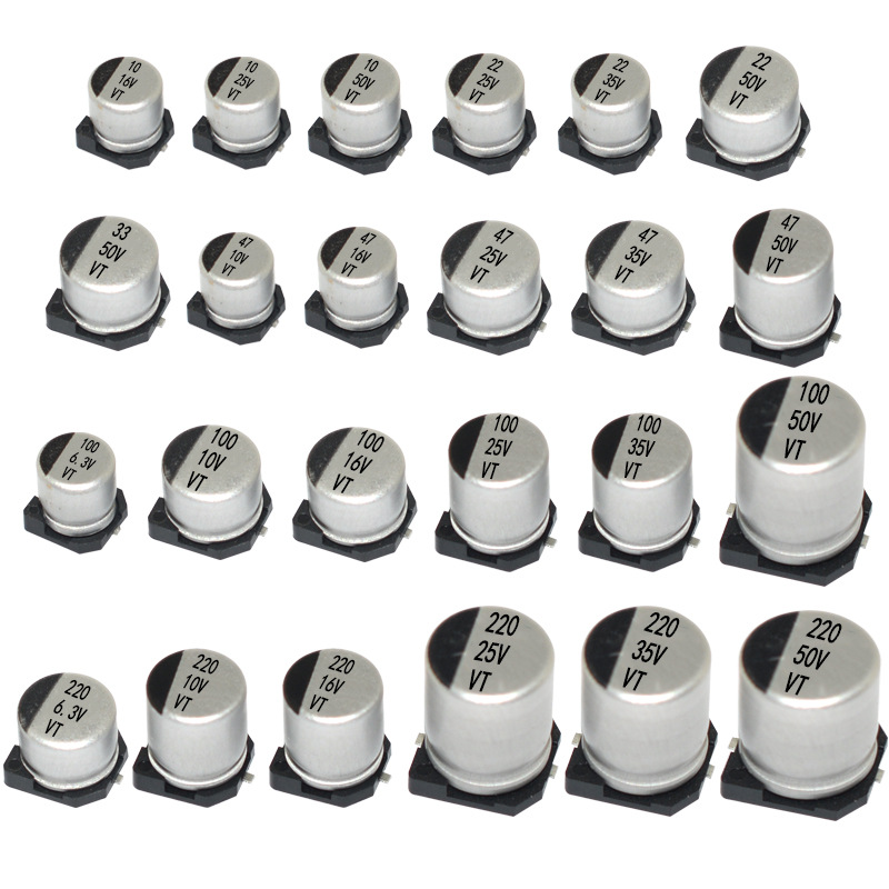 10U至220U贴片电解电容 VT 总体型号