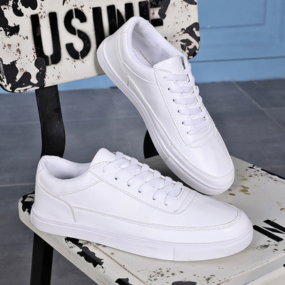 2019春季新款休閑百搭學生板鞋 時尚休閑學生青年男鞋 壹件代發