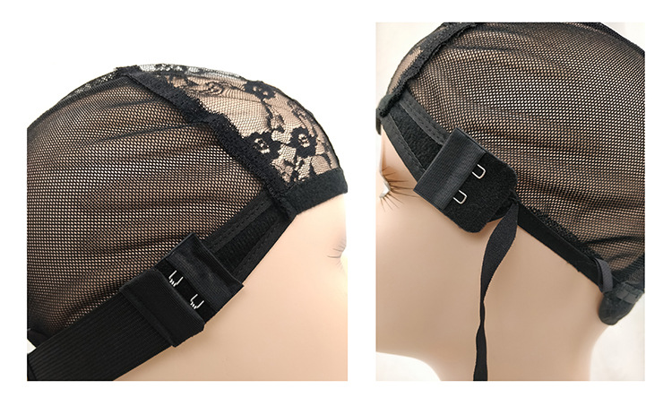 3cm内衣扣假发松紧带欧美爆款长短可以调节头套