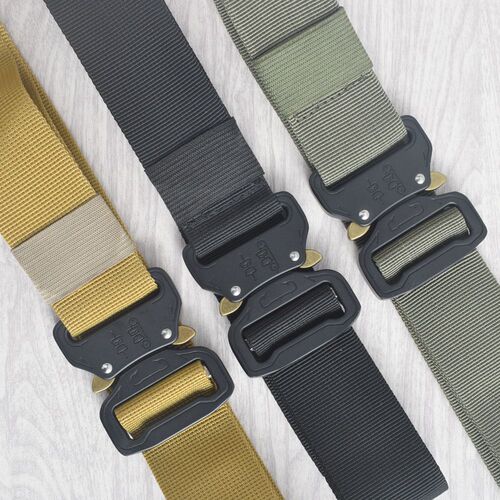 New 3.8 Cobra tactical belt belt multi-purpose girdle men's outdoor woven belt canvas