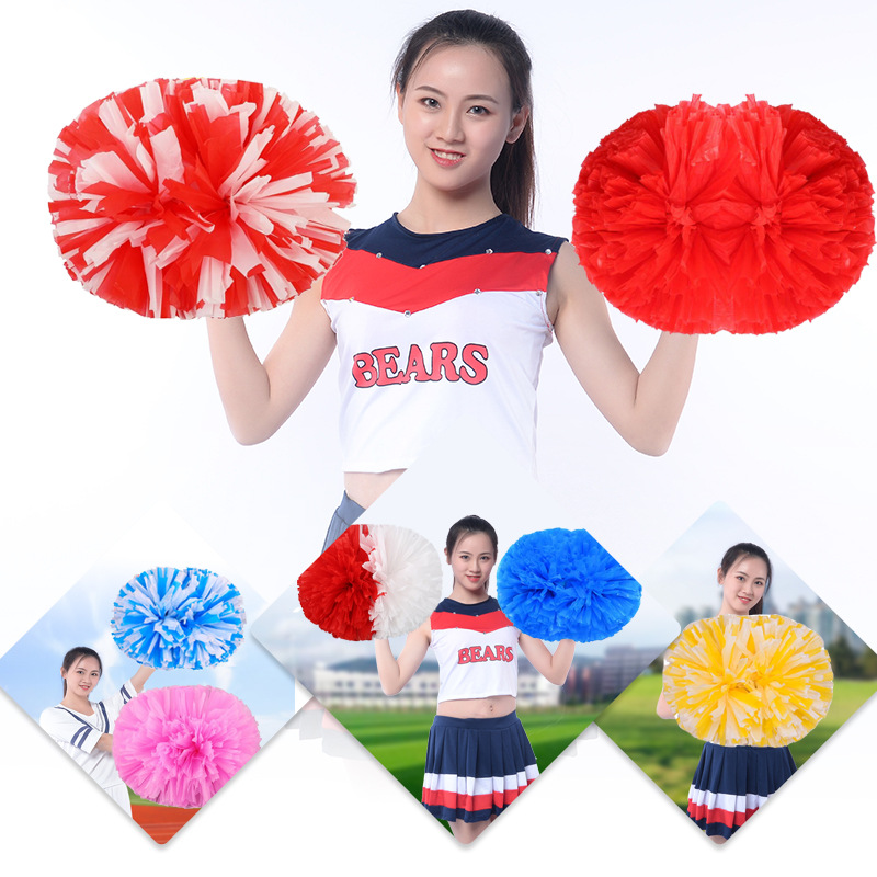 Glow in the Dark Cheerleading Squad with Sparkle Balls, Cheerleaders Holding Sparkle Balls, Shaking Sparkle Balls, Dance Performance with Sparkle Balls