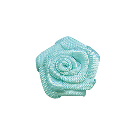 Yao Ming cinta tocado Decoración Ropa Rosa pequeña flor hecha a mano DIY de tres puntos de cinco ángulos cinta de poliéster Rosa pequeña flor