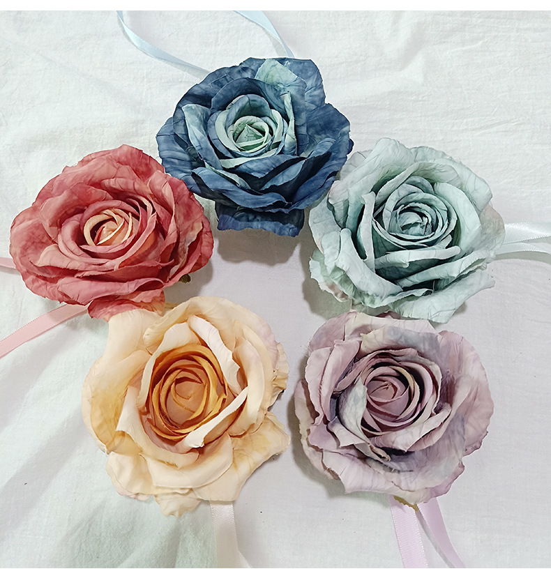 花朵窗帘磁扣绑带