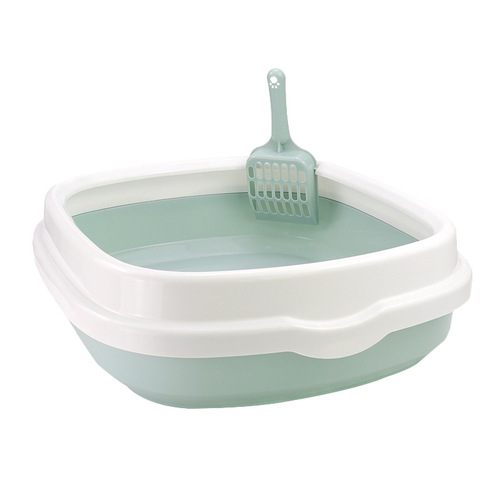 Pet Supplies Amazon’s new semi-enclosed cat litter box, cat toilet with litter scoop, cat litter box online store agent
